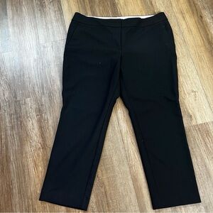 New LOFT Julie Black Cropped Trouser